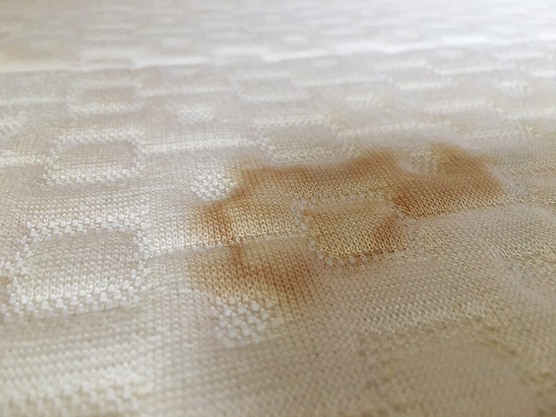 Stains on a mattress 