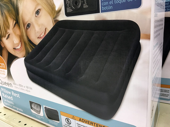 air mattress in a box