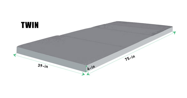 best choice products 4 folding portable mattress twin