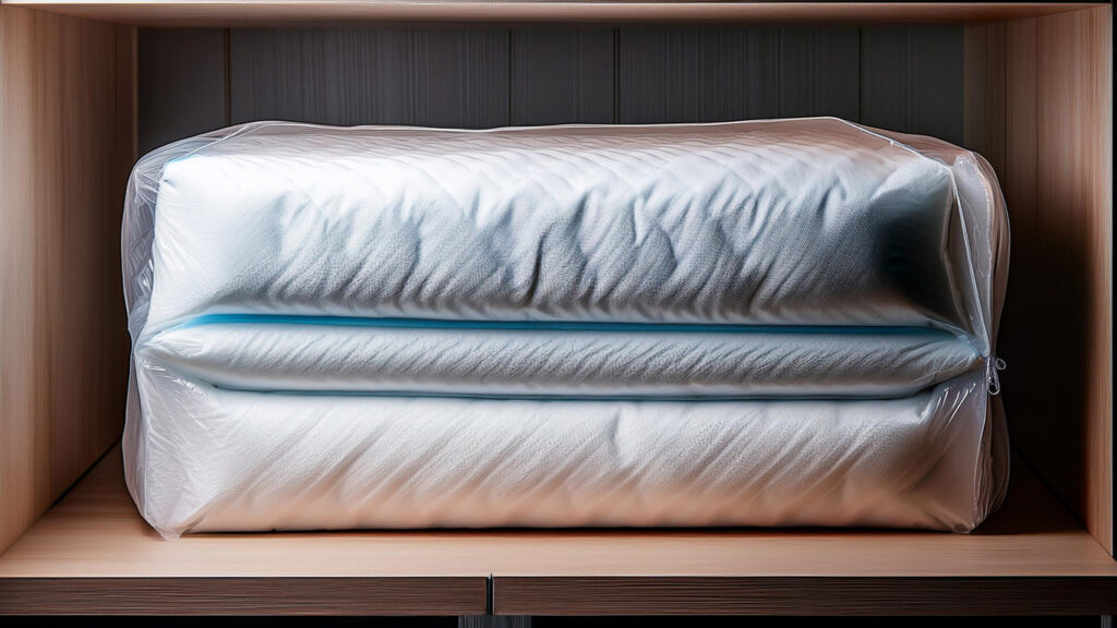 Storing a Folding Mattress